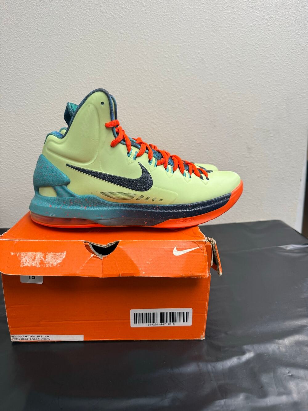 Nike KD V 5 All Star Area 72 Sample Size 10.5 583111-300 Galaxy 2013 Rare
